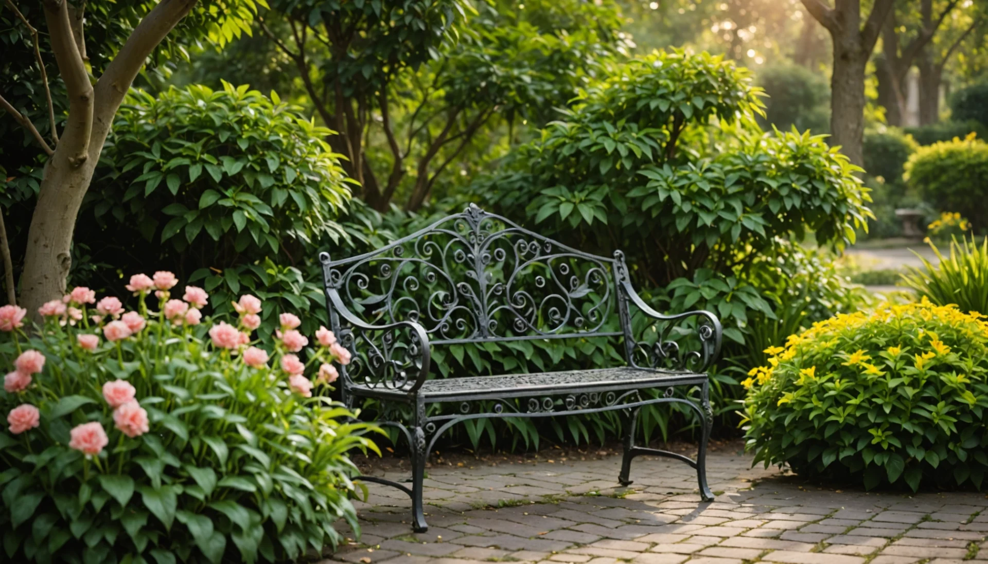 jardin fer forgé
