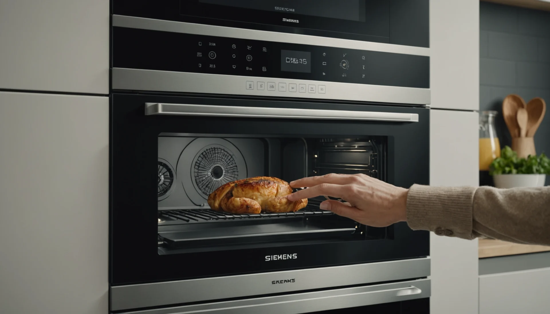 activer l'affichage du four Siemens