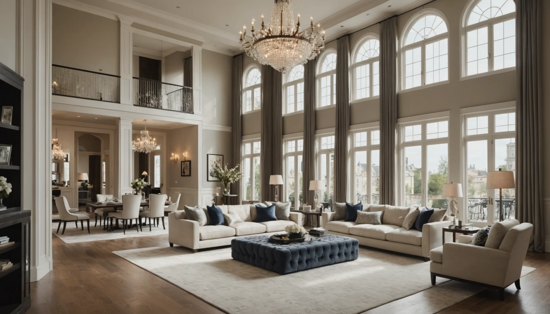 idées de décoration pour hauts plafonds