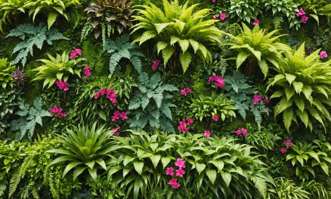 étagère murale plante