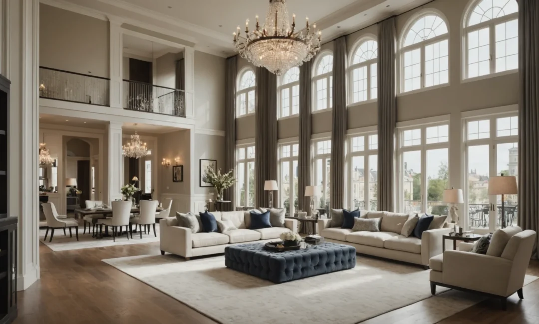idées de décoration pour hauts plafonds