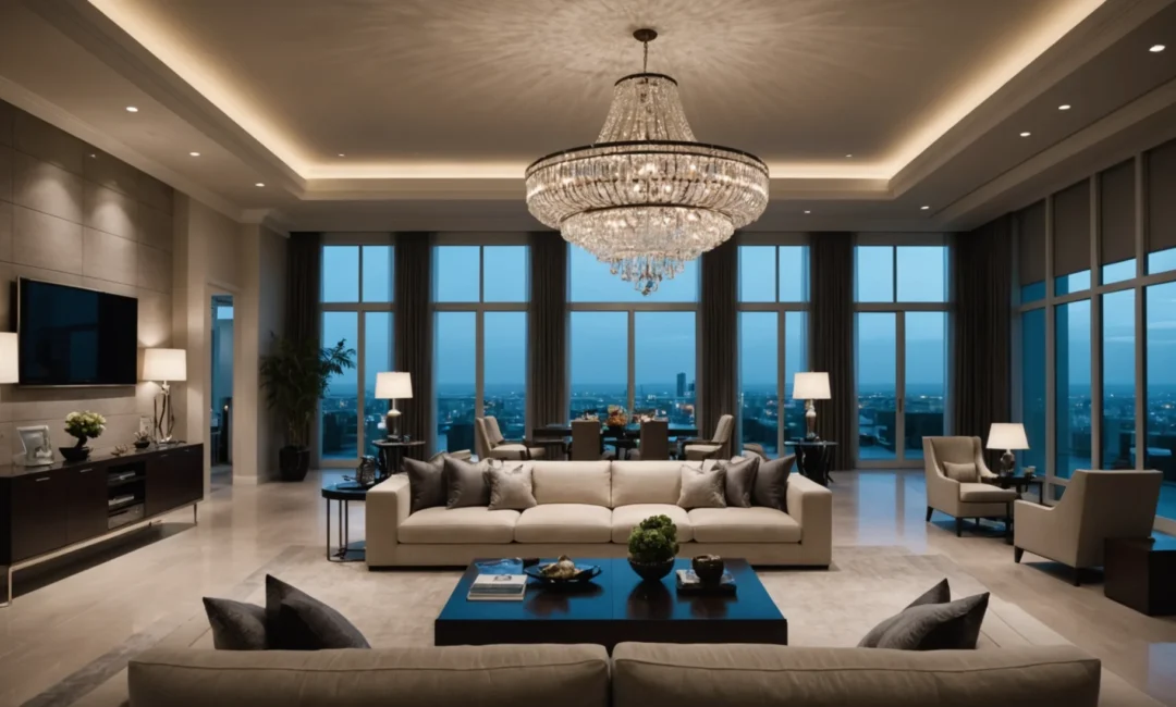 lampes pour plafonds hauts