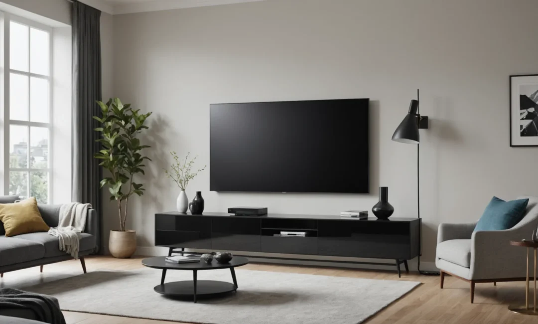 support mural d'angle pour TV