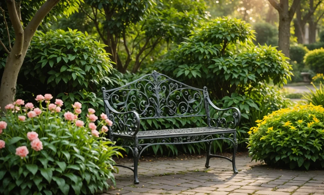 jardin fer forgé